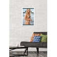 thumbnail image 2 of Sports Illustrated: Swimsuit Edition - Camille Kostek Cover 19 Wall Poster, 14.725" x 22.375" Framed, 2 of 5