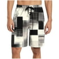 thumbnail image 1 of Mens Pantalones de Verano Ligero Casual Algodón Medio Pantalones Cortos, Ropa de Dormir de Color Sólido Y Pantalones de Vestuario, 1 of 8