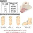 thumbnail image 2 of Evlmd Fuzzy House Slippers for Women, Memory Foam Fluffy Soft Warm Slip On House Slippers, Anti-Skid Cozy Plush for Indoor Outdoor, 2 of 7