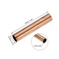 thumbnail image 2 of Unique Bargains Copper Round Tube 19mm OD 1mm Wall Thickness 100mm Length Straight Tubing 2 Pcs, 2 of 3