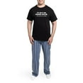 thumbnail image 5 of CafePress - Disagree With Me Men's Dark Pajamas - Men's Dark Loose Fit Cotton Pajama Set, 5 of 7