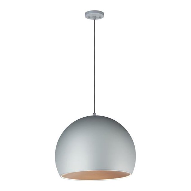 E24926-DGCOF Palla 20 Po. Pendentif LED, Gris Foncé & Café