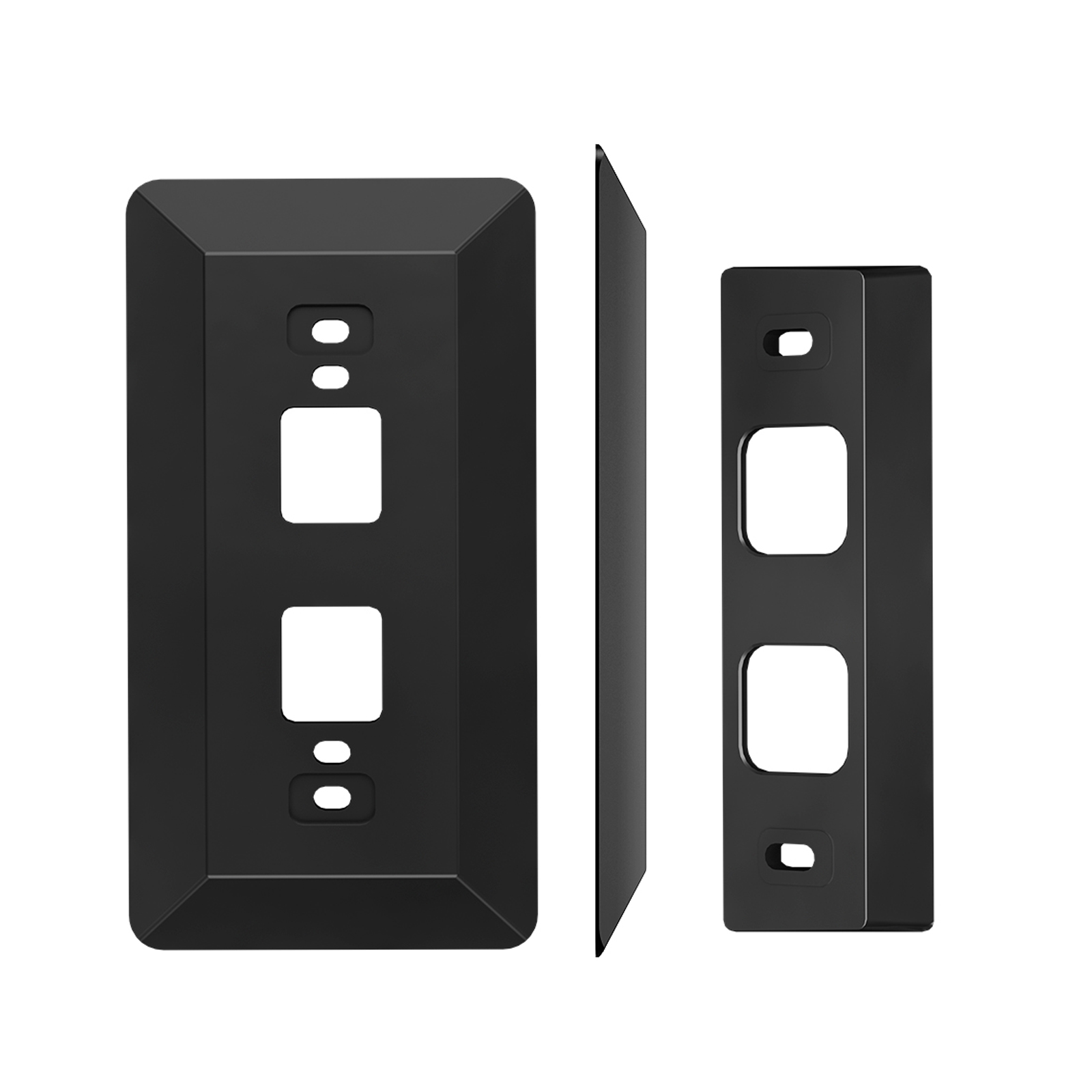 Carevas Wall Plate Come With L35 R35 Wedge Compatible With Eufy Battery Video Doorbell 2k Resolution Battery Powerd Material Adjustment Mounting Wall Plate Wedge Kit Black Walmart Com