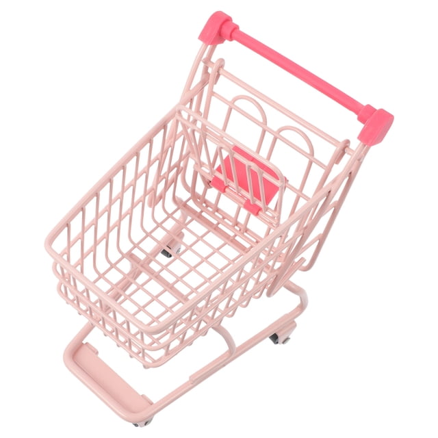 SHISUYAN Pink Model Cart for Decoration Made of Plastic and Iron Durable with Smooth Edges Safe to Use