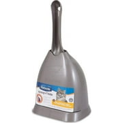 Petmate Scoop and Hide Cat Litter Scoop with Storage Compartment and Built-in Rake, Durable Long Handle Litter Scooper, Deep Shovel for Maximum Sifting