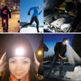 thumbnail image 6 of Morttic Men Women Knitted Hat With Led Light Button Battery Powered Hat Warm Cap Suitable Outdoor Winter, Red, 6 of 9