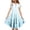 Light Blue, variant on REDARER Girls Blue Gradient Tiered Dress with Flutter Sleeves Casual Summer Comfort Dress,14-15 Years