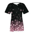 thumbnail image 4 of Blouses for women dressy casual Polyester,Spandex Soft Clothing M Black womens blouses, 4 of 5