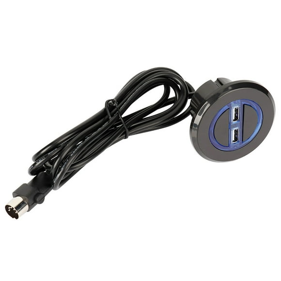 ZPSHYD Bouton de Fauteuil élévateur Rond, Commande Manuelle Ronde pour Fauteuil électrique, Commande Manuelle avec Double USB pour Fauteuil élévateur, canapé, siège de Massage.