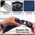 thumbnail image 3 of Funda Suave para Gafas de Sol MyEyeglassCase en Pana Azul, 3 of 6