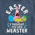 thumbnail image 3 of SpongeBob Squarepants - Easter Weaster Patrick - Men's Short Sleeve Graphic T-Shirt, 3 of 6