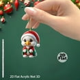 thumbnail image 5 of Bwiyojiz Home Decor Christmas Decorations Hanging Ornaments Count 12pcs 2D Acrylic Small Festival Ornament 12pc, Gifts for Family, 5 of 6