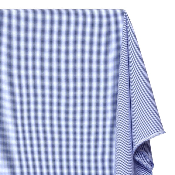 Gingham 1/12" Wide Square Fabric 60" Wide Checkered Plaid By The Yard (Royal Blue)