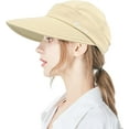 thumbnail image 2 of Sun Hats for Women Wide Brim UV Protection Sun Hat Summer Beach Packable Visor, 2 of 7