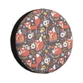 thumbnail image 1 of Fotbe Foxes Funda de Llanta de Repuesto con Estampado, Engrosada, Ajuste Universal para Jeep, Remolque, RV, SUV, Camión-16 inch, 1 of 6