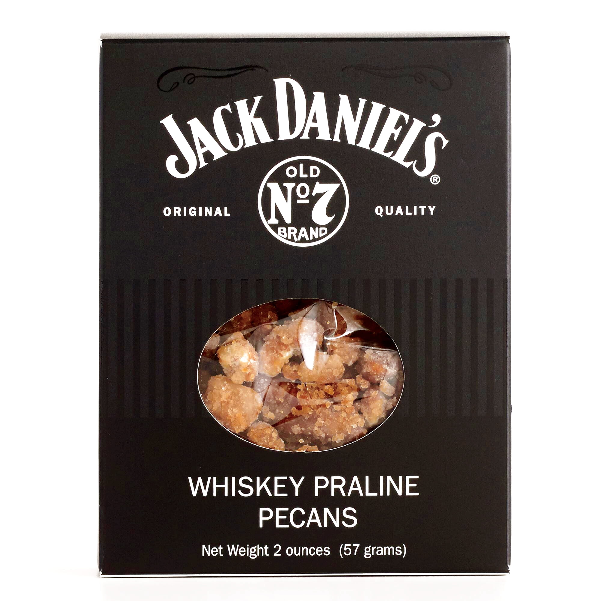 Jack Daniel's Praline Pecans 2 oz each (5 Items Per Order)