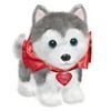 Dog 7" Plush Valentine's Day Wuffles Husky