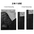 thumbnail image 5 of Goplus Double 2 Person Sleeping Bag Waterproof w/ 2 Pillows Camping Queen Size XL, 5 of 10