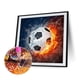 thumbnail image 2 of Diamante pintura taladro fútbol agua y fuego Kits completo redondo hogar pared decoración FLhrweasw Nuevo, 2 of 9