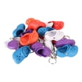 thumbnail image 2 of 20Pcs Slipper Keychain Assorted Colors Soft Flexible Silicone Sturdy Hole Shoes Keychain for Bag Backpack Clothes, 2 of 14