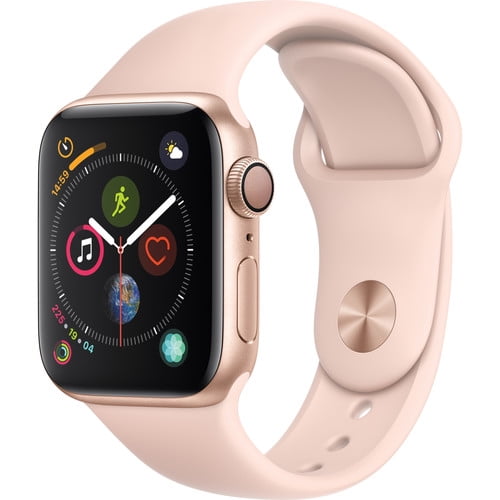 Pre-Owned Apple Watch Series 4 40mm GPS Only, Gold Aluminum - Pink Sand Sport Band Fair