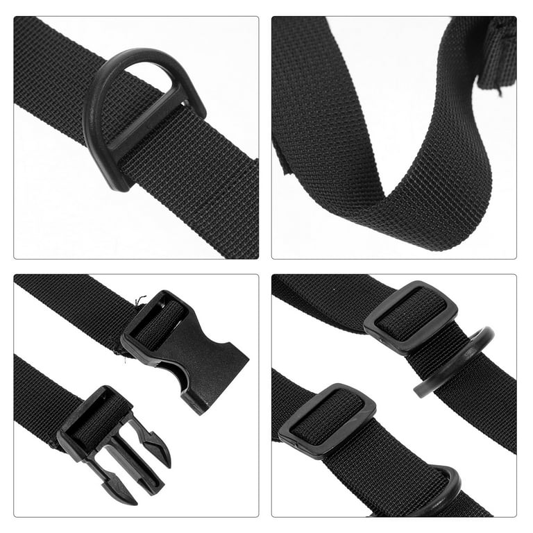TOVOT 5pcs 63 Buckle Straps Nylon Straps 1 inch Wide with Buckles Adjustable Straps 1 inch Webbing Straps for Luggage Straps Pet Collar Backpack