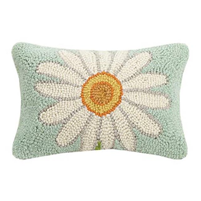Peking Handicraft 30KSL730C12OB Coussin Marguerite 8 x 12 Po - Lot de 3
