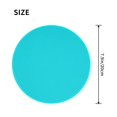 thumbnail image 3 of Disketp Aqua Small Mouse Pad 7.9x7.9 Inches,Washable Round Mousepad For Office Laptop Computer,Non-Slip Rubber Base Mouse Pads For Wireless Mouse, 3 of 9