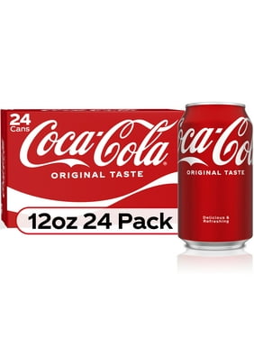 Coca-Cola Soda Pop, 12 fl oz, 24 Pack Cans