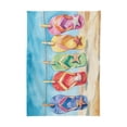 thumbnail image 6 of DEIARA Beach Slippers Square Tablecloth 54×72in Polyester Fabric Tablecloth Washable Dust Resistant Wrinkle Resistant, 6 of 9