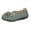 Army Green, variant on Dakaela Orthopedic Shoes for Women Leather Flowers Arch Support Flats Slip On Loafers No Heel Round Toe Wide Width Casual Sneakers,Army Green 8