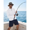 thumbnail image 2 of COOFANDY Mens UPF 50+ Lightweight Hoodie Quick Dry Performance Fishing Shirt Long Sleeve UV Sun Protection Shirts Rash Guard, 2 of 6