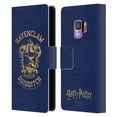 thumbnail image 1 of Head Case Designs Officially Licensed Harry Potter Deathly Hallows X Ravenclaw Quidditch Leather Book Wallet Case Cover Compatible with Samsung Galaxy S9, 1 of 6