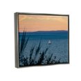 thumbnail image 3 of Stupell Industries Sailboat at Sunrise Horizon Photograph Luster Gray Floating Framed Canvas Print Wall Art, Design by Lil' Rue, 3 of 6