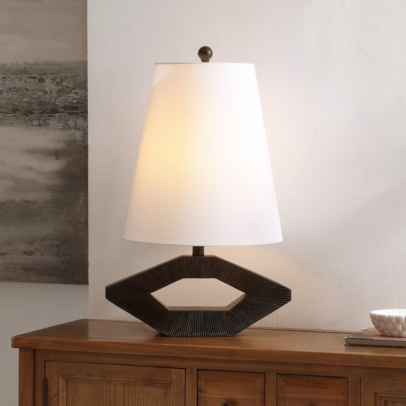 Safavieh Praia 24.75" Resin Modern Table Lamp with White Shade