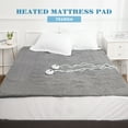 thumbnail image 6 of Entil Heated Mattress Pad 76"×80" King Size with Dual Controller, 10 Heating Levels & 1-10H Auto Off Timer, Coral Velvet, Gray, 6 of 10