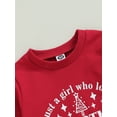 thumbnail image 5 of Bagilaanoe Toddler Baby Girl Boy Christmas Sweatshirt Long Sleeve Print Pullover 9M 12M 24M 3T 4T 5T Kids Fall Loose Tee Tops, 5 of 8