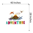thumbnail image 4 of Adventure Volcanic Eruption Molten lava ArtWall Decal Decoration Adventure Joyful Cartoon Cartoon Animals Decorating Ideas for Child's Bedroom Size: 40 In(W) x 28 In(H), 4 of 5