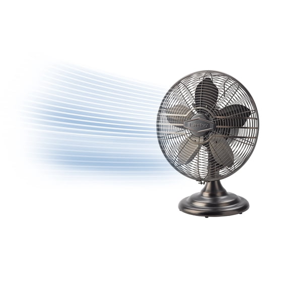 Lasko 12" 3-Speed Oscillating, Tilting Head Table Fan R12210