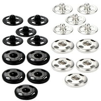 20 Pairs Metal Snap Buttons Sew on Fasteners for Clothing