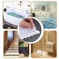 thumbnail image 6 of Bath Grip Stickers 72 Pcs Anti-Slip Strips for Shower with 6 Non Slip Pad Bathtub Flooring Tape Mat, 6 of 8