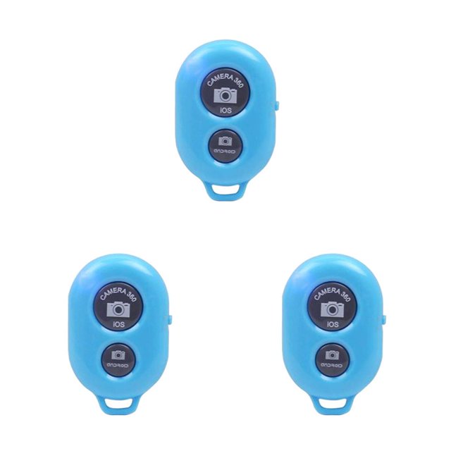 Sidaley cámara control remoto inalámbrico acampar al aire libre portátil compatible con bluetooth 4.0 controlador de obturador accesorios azul Type1 NO1
