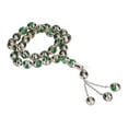 thumbnail image 1 of Muslim Prayer Beads, Optical Maser Engraving Bright Appearance Muslim Rosary  For Ceremony For Thanksgiving Day Red,Green,Blue, 1 of 8
