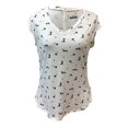 thumbnail image 1 of Blusa Simply Basic Talla CH Flores Blanco, 1 of 4