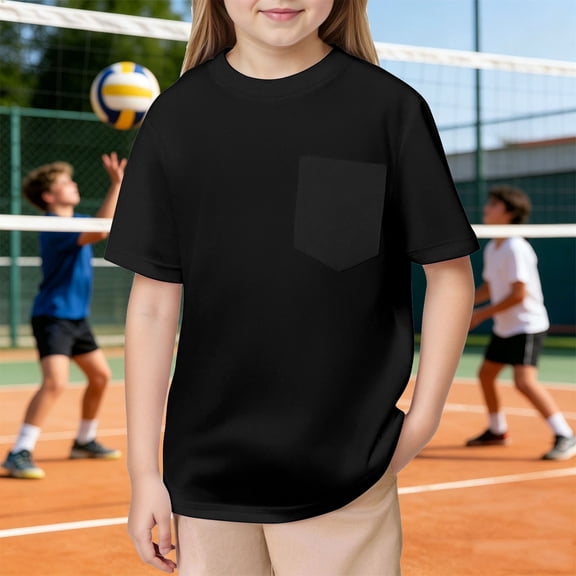 Athletic T Shirts for Girls Short Sleeve Rash Guard for Girls Breathable Swim Shirts for Girls 8-9 Years