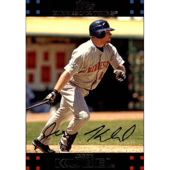 2007 Topps Red Back #512 Jason Kubel MLB Baseball Trading Card