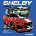 thumbnail image 3 of Ford Shelby Super Snake GT500 T-shirt American Mustang Cobra Racing Men's Tee, 3 of 7