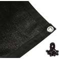 thumbnail image 1 of Shatex Shade Fabric for Pergola/Patio/Garden New Design Shade Panel with Grommets 6x8ft Black, 1 of 7