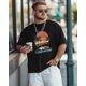thumbnail image 4 of Camisetas para hombre, camisetas de manga corta con paisaje de coche y atardecer, camisetas de cuello redondo para hombre, 4 of 8
