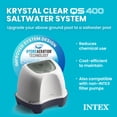thumbnail image 3 of Open Box Intex: Krystal Clear: Saltwater Chlorine System - QS400 - Sanitize Up To 4500 Gal Above Ground Pools, Filter Pump Connect, Self-Clean, GFCI, 26663EG, 3 of 8